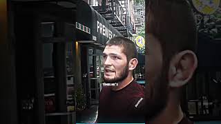 Throwback Khabib on Street Fight with Conor McGregor 🤔🔥 Id Never Lose Khabib UFC mmafighter [upl. by Hpseoj]