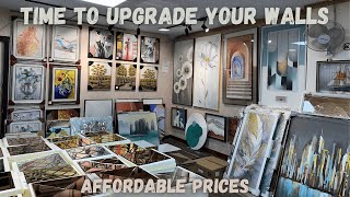 Elevate your Walls with Affordable Luxury Wall Coverings Handmade Paintings Mosaic Tile Wallpaper [upl. by Berard997]