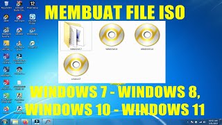 How to Create Windows 7 ISO Files  Cara Membuat File ISO Windows 7  Tutorial Power ISO TERBARU [upl. by Nikoletta]