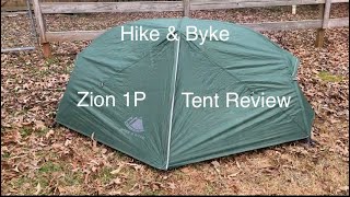 Hike amp Byke Zion 1P Tent  Gear Review [upl. by Ajuna]