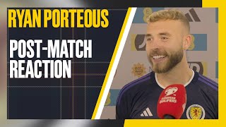 quotMy Tackle Was Better than the Goalquot  Ryan Porteous PostMatch Reaction  Cyprus 03 Scotland [upl. by Pontias]