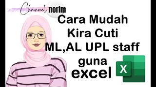 Mudah kira AL UPL ML Guna Excell Sheet [upl. by Ganiats]