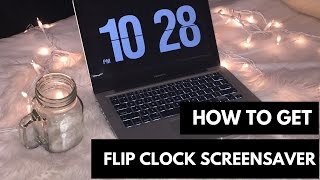 How to Get Flip Clock Screensaver Mac amp Windows [upl. by Lleinad]