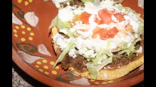 TOSTADAS DE CARNE MOLIDA DE RES [upl. by Kilgore]