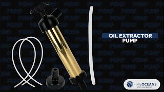 Oil Extractor Pump for Inboard and IO Engines BY FIVEOCEANS [upl. by Ynohtnad]