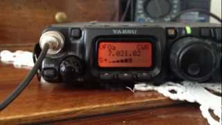 IZ2XZM Installed new INRAD cw filter 500HZ on YAESU FT817 [upl. by Rockel237]