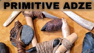 Primitive Woodworking Adze [upl. by Abdella]