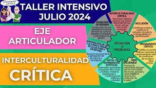 CEAA Resumen EJE ARTICULADOR INTERCULTURALIDAD CRÍTICA Taller Intensivo Julio 2024 [upl. by Sethi974]