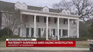 Ole Miss fraternity suspended amid hazing investigation [upl. by Davidde]