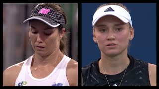 Danielle Collins vs Elena Rybakina  San Jose 2021 QF [upl. by Hanimay]