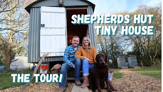 Our Shepherds Hut Tiny House stay in East Sussex [upl. by Kessel]