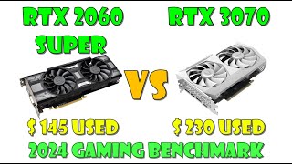 RTX 2060 Super VS 3070 2024 Game Benchmark Worth extra 58 price [upl. by Nani128]