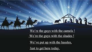 The guys with camels Christmas nativity songs [upl. by Akcinat449]