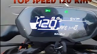 Pulsar N125 Top Speed Test Final Result🔥🔥 [upl. by Amaryl830]