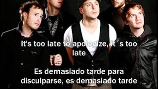 OneRepublic Apologize subtitulos español ingles [upl. by Nicoline]