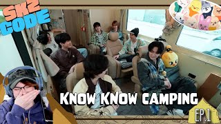 REACTION to SKZ CODE EP 51 Know Know Camping 1 [upl. by Kimbra]