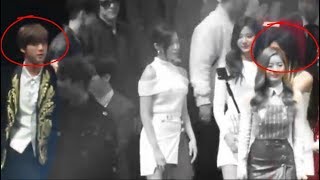 BANGTWICE Jin and Sana Moment in MAMA 2016  SaJin [upl. by Marie-Ann]