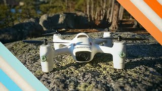 Hubsan X4 Cam Plus H107C Quadcopter Review amp Flight [upl. by Nivar791]