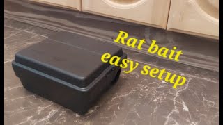 How to use and setup Rat mouse bait box trap [upl. by Danyette]