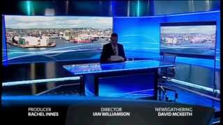 STV News at Six rebrand Aberdeen amp North region titles Monday 02 June 2014 [upl. by Ocana500]