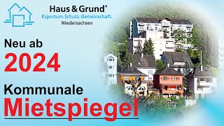 2024 – kommunale Mietspiegel ohne Mitwirkung von Haus amp Grund  Immobilien [upl. by Audres]