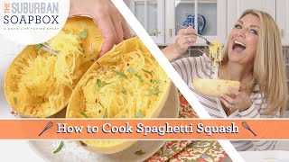 How to cook spaghetti squash perfectly Long strands of al dente quotnoodlesquot in the microwave or oven [upl. by Brodeur17]