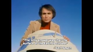 Carl Sagan Eratosthenes proved Earth is Spherical Cosmos 1980 [upl. by Ada]