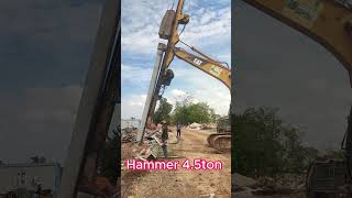 Wow excavator expert drop hammer perfect shortsfeed shortsvideo shorts short youtubeshorts [upl. by Ciro]