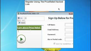PrizeRebel Points Adder v30 UPDATE 41913 STILL WORKS 100 SURE [upl. by Bergen]