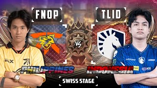 FNATIC ONIC PH vs TEAM LIQUID ID  SWISS STAGE M6 MLBB WORLD CHAMPIONSHIP [upl. by Aleda]