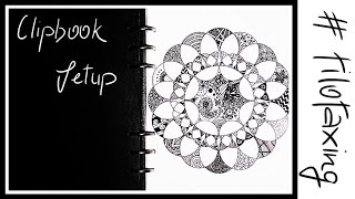 SETUP  FilofaxClipbook [upl. by Aggappera]