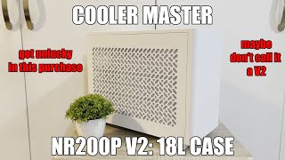 Cooler Master NR200P V2  An 1825L SFF ITX Build  Thermal benchmarks [upl. by Mchugh]