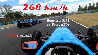 Benetton B198 F1 4 laps  Circuit MagnyCours GP 28072020 with LRS Formula Driving Experience [upl. by Aivataj]