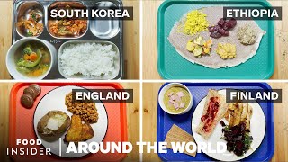 What School Lunch Looks Like Around The World  Around The World  Food Insider [upl. by Ahsiniuq]