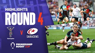 Harlequins v Saracens  HIGHLIGHTS  Nine Different Try Scorers  Premiership Cup 202324 [upl. by Oznohpla]