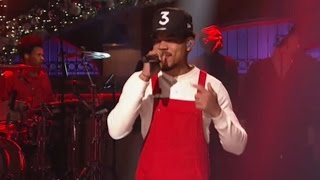 Chance the Rapper Performs ‘Finish Line’ and ‘Same Drugs’ on SNL [upl. by Cosetta]