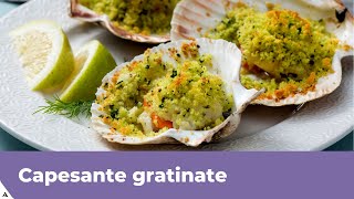 CAPESANTE GRATINATE AL FORNO [upl. by Rangel]