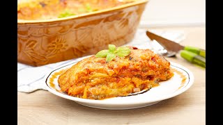 Eggplant Parmigiana with tomato sauce and cheese This Italian dish is the perfect comfort food [upl. by Straub58]