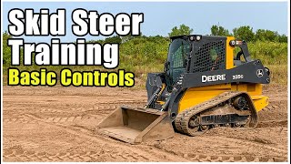 How to Operate a Tracked Skid Steer Loader  CTL Basic Controls Training [upl. by Evers855]