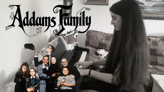 The Addams Family Main Theme Piano cover [upl. by Cointon]