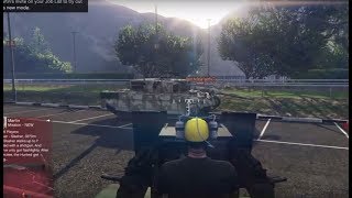 GTA 5 Online Dual 20mm Flak Testing Vs Tank MOC amp Insurgent [upl. by Mia]