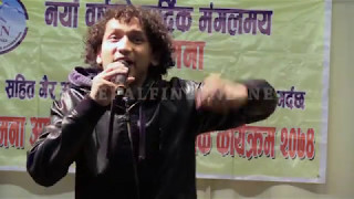 Sapkota Light  Standup Comedy New year 2074 Performance in Helsinki [upl. by Arayc]