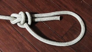 Strong Secure Water Bowline  How To Tie One [upl. by Rexana693]