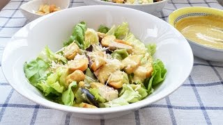 Homemade Caesar Salad  Easy amp Simple Caesar Salad Recipe [upl. by Irrep]