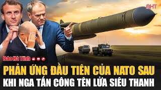 Phản ứng đầu tiên của NATO sau khi Nga tấn công tên lửa siêu thanh [upl. by Hays]