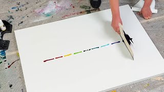 5 Abstract Acrylic Paintings  Easy Painting Techniques  Satisfying Miracle Life Art [upl. by Ikila]