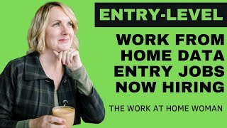 EntryLevel WFH Data Entry Jobs Now Hiring [upl. by Perry]