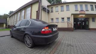 BMW E46 330DM57 Decat Exhaust Straight pipe [upl. by Maril]