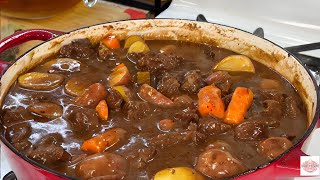 Creamy Beef Stew Recipe  Best Stew Beef HolidayRecipe Ever [upl. by Anstus]