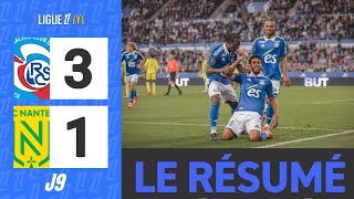 RC Strasbourg Alsace  FC Nantes  31  Le Résumé  Ligue 1 202425 [upl. by Nylrac]